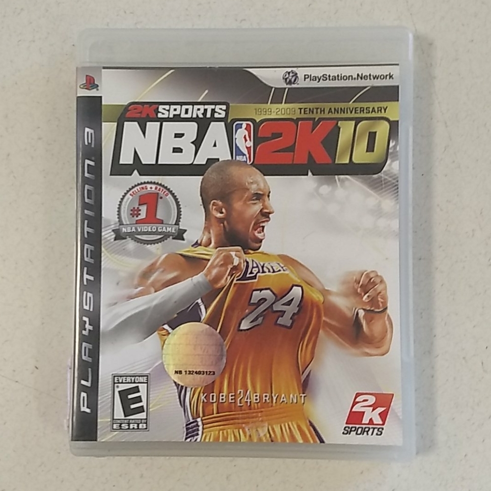 PlayStation 3 NBA 2K10 Kobe Bryant. PS3.